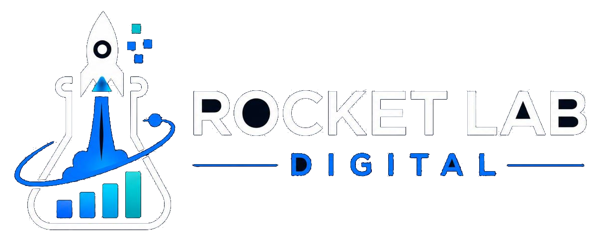 Rocket Lab Digital new transparent horizontal logo